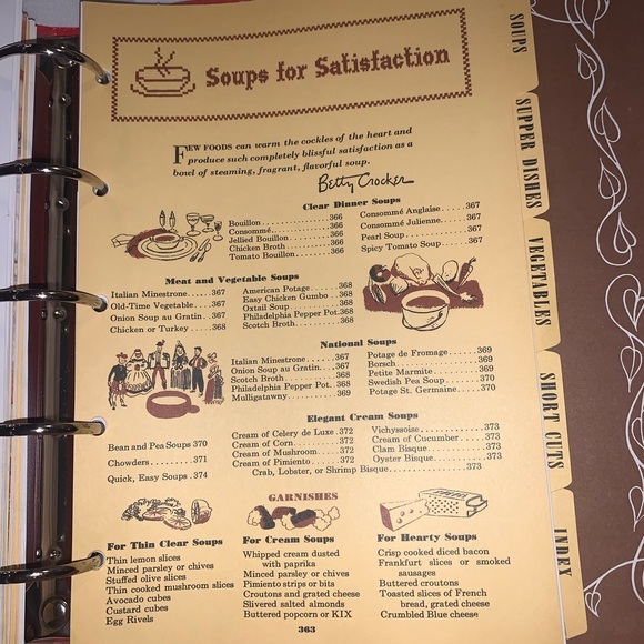 Betty Crocker's Picture Cook Book Binder 1998 Facsimile of 1950 Edition - Picture 8 of 13